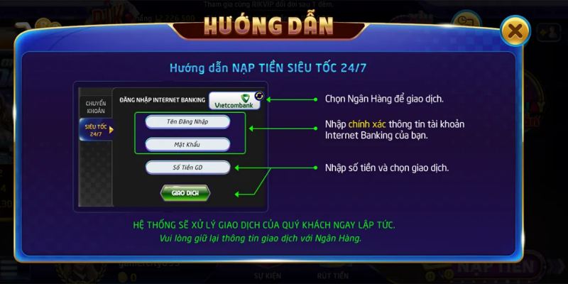 Quy trình chi tiết để rút tiền Rikvip thành công 100%